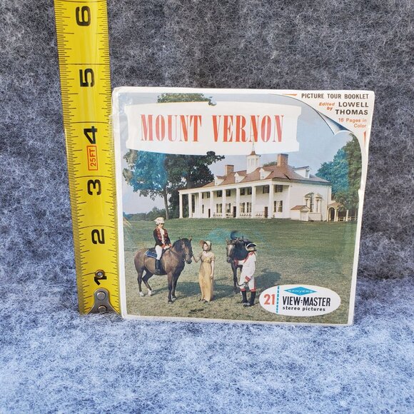 Vintage Sawyer's Mount Vernon Virginia US Travel View Master NEW Sealed A812 - Picture 4 of 4